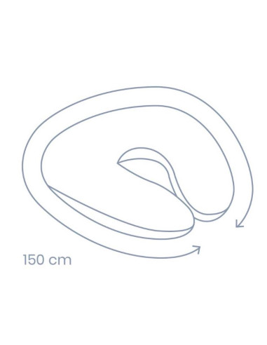 Coussin Doomoo Softy - Chiné Anthracite