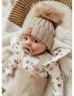 Bonnet tricoté Pompom -... 2