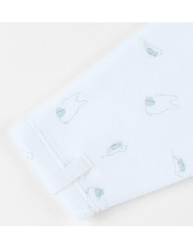 Pyjama dors-bien en velours bunny -...