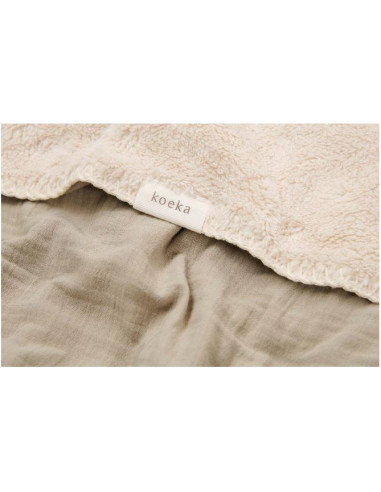 Couverture Teddy 75x100cm Faro - Sage