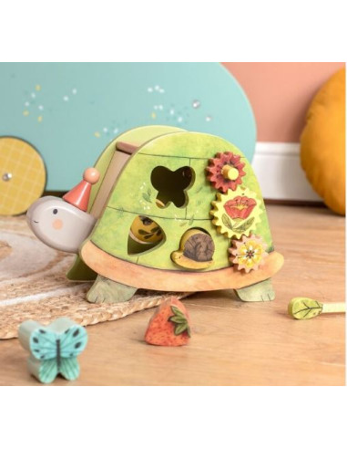 Tortue d'activités - Trois petits Lapins