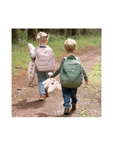 Sac à dos enfant matelassé - Croco...