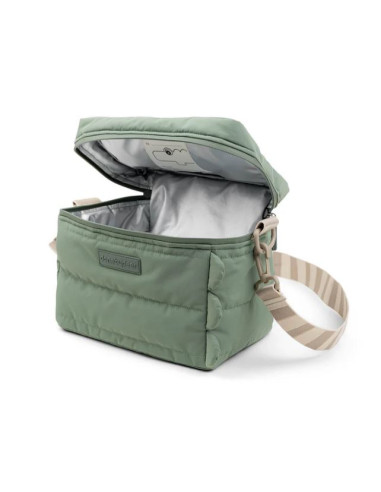Sac isotherme matelassé - Croco Green