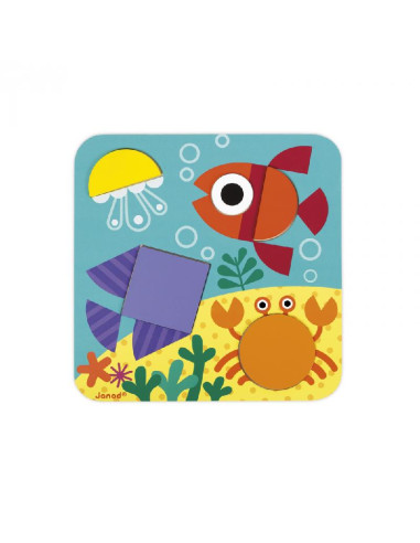 Puzzle - J'apprends les formes - A...