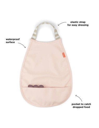 Bavoir imperméable à enfiler - Croco...