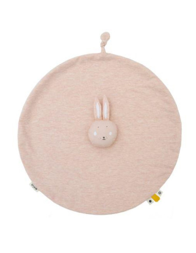 Doudou rond coton bio - Mrs Rabbit