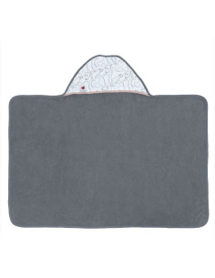 Cape de bain rose 105x70cm...