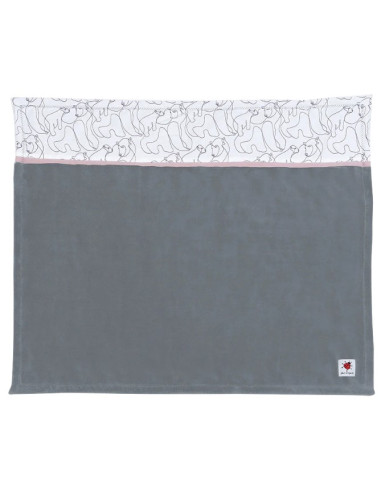 Petite couverture mi-saison rose -...