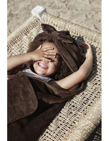 Cape de bain Elodie - Chocolate Bow
