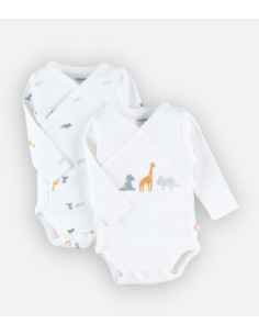 Bodys Bio croisés ML 2pces...