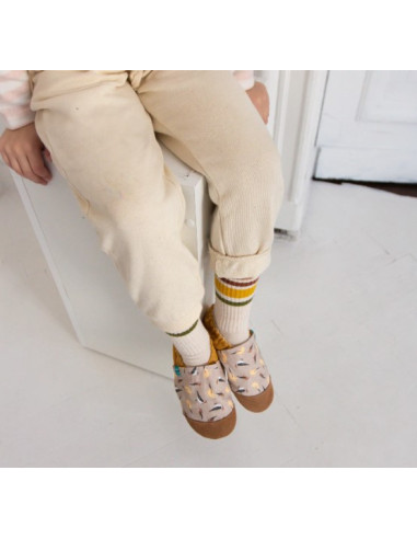 Chausson Titot coton 0-3mois - Yellow...