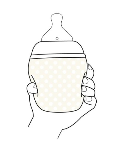 Biberon anti-colique en silicone...