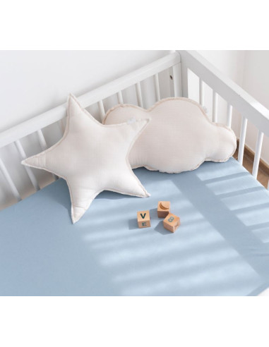 Drap housse parc jersey 75x95 - Breeze