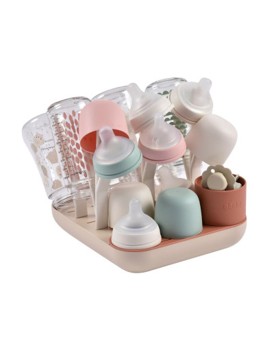 Egoutte Biberons fôret - Terracotta/clay