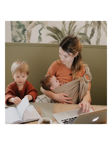 Sling coton Bio - Beige Sable