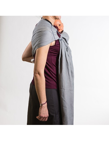 Sling coton Bio - Gris Vintage