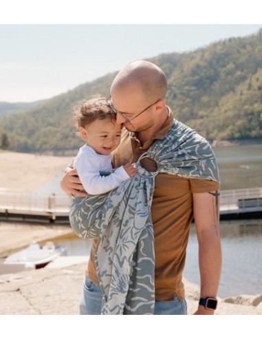 Sling tissé Sea Cell - Azalée vert