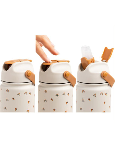 Gourde inox isotherme 420ml - Confetti