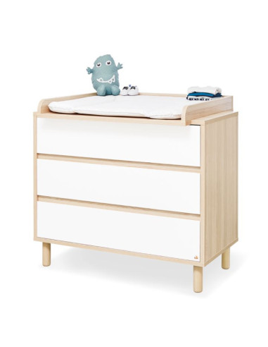 Chambre bébé 3pcs avec garde-robe 3...