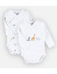 Bodys Bio croisés ML 2pces...