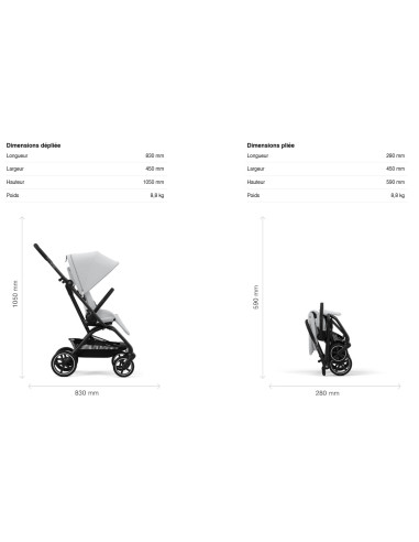 Poussette Cybex Eezy S Twist Plus 2...