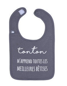 Bavoir phrase Tonton...