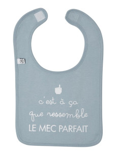 Bavoir phrase Le mec...