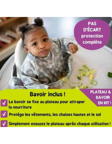 Kit Bavoir et Plateau imperméable -...