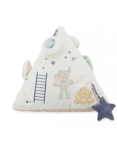 Triangle d'activités sonores en tissu