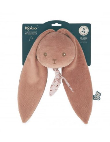Peluche musicale lapin - Terracotta