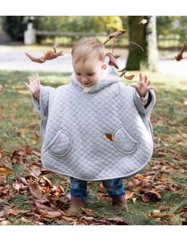 Poncho de voyage pady quilted jersey...