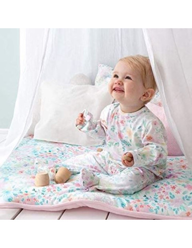 Tapis de parc jersey + softy 100*100...