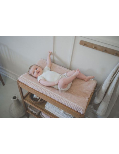 Housse matelas à langer gaufre...