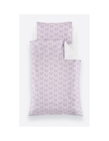 Housse de couette et taie 100x135cm -...