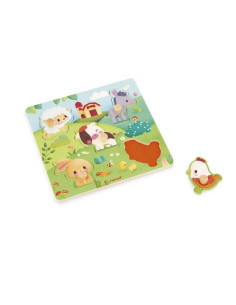 Puzzle encastrable 5pcs -...