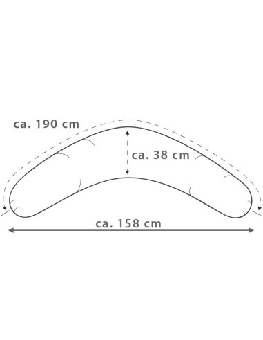 Coussin d'allaitement Theraline coton...