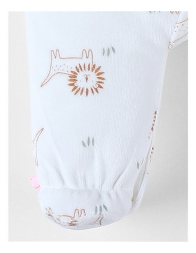 Pyjama Dors-bien en velours AOP -...