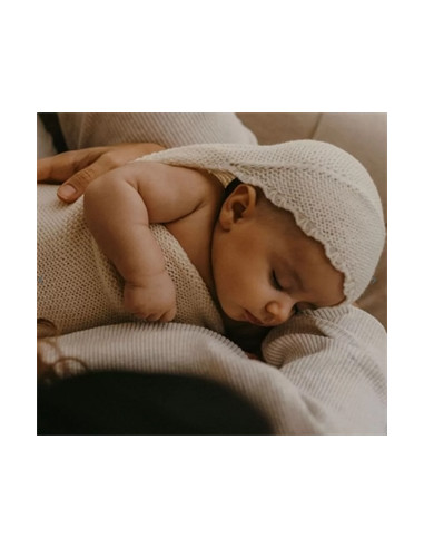Cocon d'emmaillotage Mérinos -...