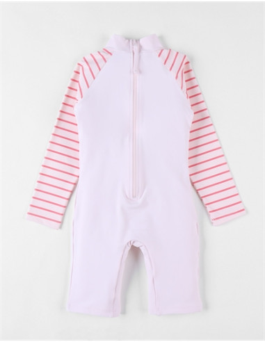 Maillot combinaison UV - Rose fraise...