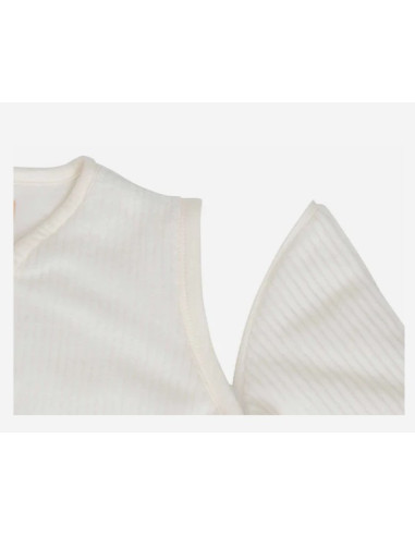 Gigoteuse 110cm Velvet ronde - Rib Ivory