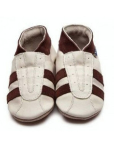 Chaussons en cuir 0-6mois -...