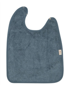 Bavoir bambou XL - Marin