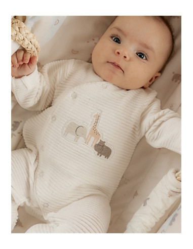 Pyjama Dors-bien en velours côtelé -...