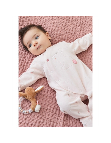 Pyjama Dors-bien en velours AOP -...