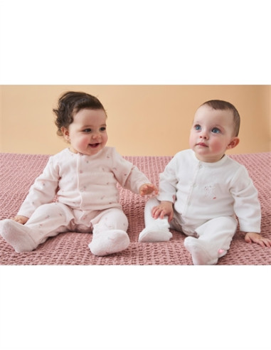 Lot de 2 Pyjamas Dors-bien en velours...