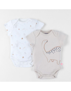 Bodys Bio croisés MC 2pces...