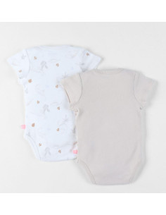 Bodys Bio croisés MC 2pces... 2