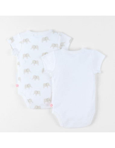 Bodys Bio croisés MC 2pces 6M - Wild...