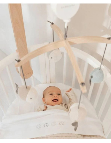 Mobile musical bois Bamboom - Poisson