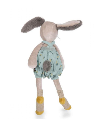 Peluche lapin sauge - Trois petits...